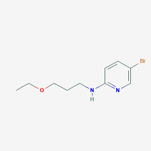 molecular formula C10H15BrN2O B1518856 5-bromo-N-(3-ethoxypropyl)pyridin-2-amine CAS No. 1036555-29-9