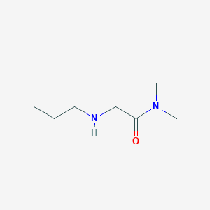 molecular formula C7H16N2O B1518864 N,N-二甲基-2-(丙氨基)乙酰胺 CAS No. 97454-92-7