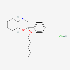 Octahydro-4-methyl-2-(pentyloxy)-2-phenyl-2H-1,4-benzoxazine hydrochloride