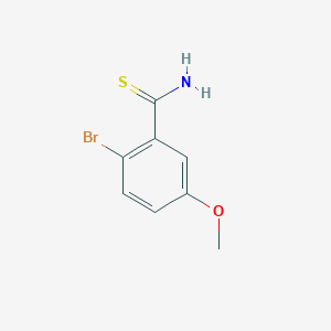 molecular formula C8H8BrNOS B1518884 2-溴-5-甲氧基苯甲酰胺 CAS No. 1114822-69-3