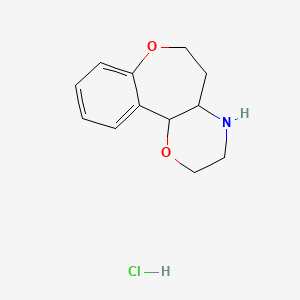 (E)-3,4,4a,5,6,11b-Hexahydro-2H-(1)benzoxepino(5,4-b)(1,4)oxazine hydrochloride