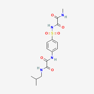 N-(4-((((Methylamino)oxoacetyl)amino)sulfonyl)phenyl)-N'-(2-methylpropyl)ethanediamide