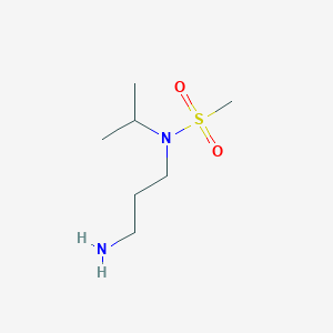 molecular formula C7H18N2O2S B1518897 N-(3-氨基丙基)-N-异丙基甲磺酰胺 CAS No. 1094421-63-2