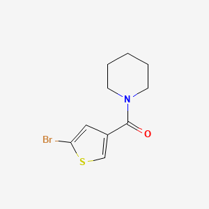 B1518911 (5-Bromothiophen-3-yl)-piperidin-1-yl-methanone CAS No. 1147327-26-1