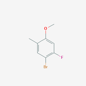 B1518915 4-Bromo-5-fluoro-2-methylphenyl methyl ether CAS No. 901231-33-2
