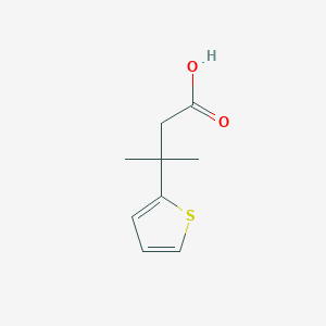 molecular formula C9H12O2S B1518968 3-甲基-3-(噻吩-2-基)丁酸 CAS No. 937640-04-5