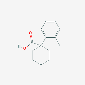 molecular formula C14H18O2 B1518973 1-(2-甲基苯基)环己烷-1-羧酸 CAS No. 1039931-32-2