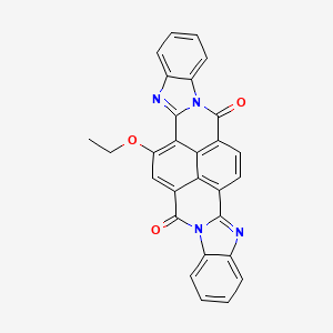 14-ethoxy-3,10,17,24-tetrazaoctacyclo[13.13.2.02,10.04,9.012,29.016,24.018,23.026,30]triaconta-1(29),2,4,6,8,12,14,16,18,20,22,26(30),27-tridecaene-11,25-dione