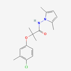 Propanamide, 2-(4-chloro-3-methylphenoxy)-N-(2,5-dimethyl-1H-pyrrol-1-yl)-2-methyl-