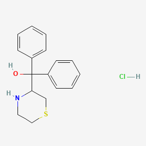 (-)-alpha,alpha-Diphenyl-3-thiomorpholinemethanol hydrochloride