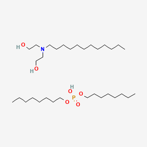 Dodecyl bis(hydroxyethyl)dioctyl ammonium phosphate