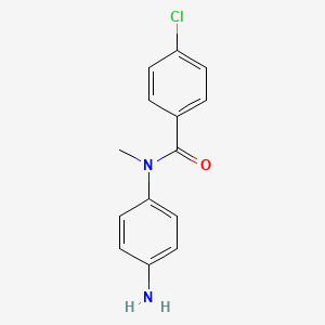 N-(4-aminophenyl)-4-chloro-N-methylbenzamide