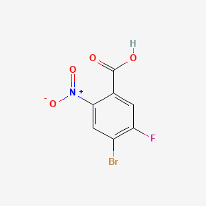 B1519027 4-Bromo-5-fluoro-2-nitrobenzoic acid CAS No. 1020717-99-0