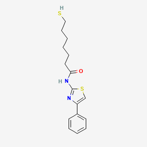 7-mercapto-N-(4-phenyl-2-thiazolyl)heptanamide