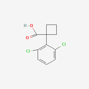1-(2,6-Dichlorophenyl)cyclobutane-1-carboxylic acid