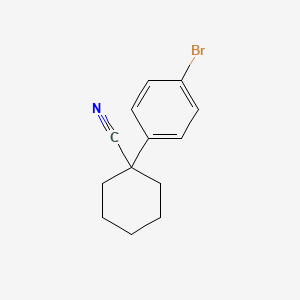 molecular formula C13H14BrN B1519034 1-(4-Bromophenyl)cyclohexanecarbonitrile CAS No. 626603-27-8