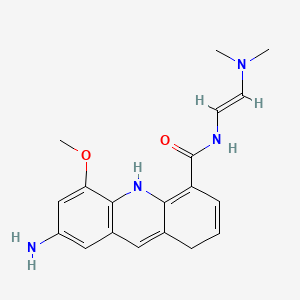 B15190401 9-Amino-N-(2-(dimethylamino)ethyl)-5-methyl-4-acridinecarboxamide CAS No. 89459-52-9