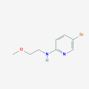 molecular formula C8H11BrN2O B1519077 5-溴-N-(2-甲氧基乙基)吡啶-2-胺 CAS No. 1005010-02-5