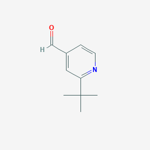 molecular formula C10H13NO B1519091 2-(叔丁基)异烟酰醛 CAS No. 1023812-90-9