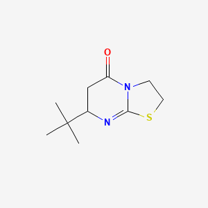 7-t-Butyl-5-oxo-2,3,6,7-tetrahydro-5H-thiazolo(3,2-a)pyrimidine