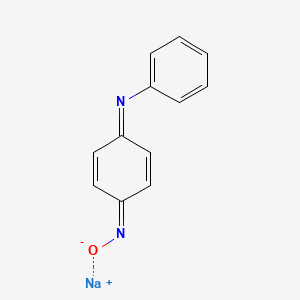 2,5-Cyclohexadien-1-one, 4-(phenylimino)-, oxime, sodium salt