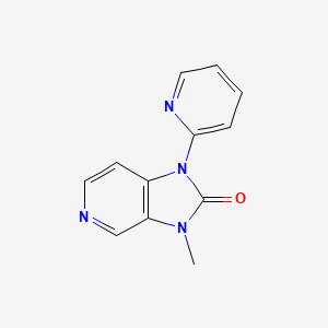 1-Methyl-3-(2-pyridyl)-1H-imidazo(4,5-c)pyridin-2(3H)-one