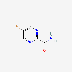 molecular formula C5H4BrN3O B1519115 5-Bromopyrimidine-2-carboxamide CAS No. 38275-60-4