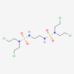 Sulfamide, N,N-ethylenebis(N',N'-bis(2-chloroethyl)-