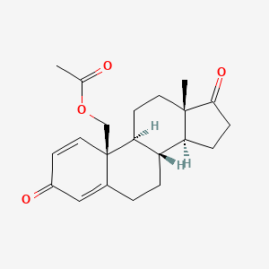 19-Hydroxyandrosta-1,4-diene-3,17-dione acetate