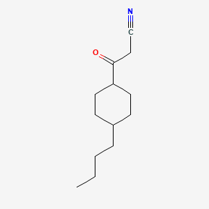 molecular formula C13H21NO B1519123 3-(4-Butylcyclohexyl)-3-oxopropanenitrile CAS No. 1092306-03-0