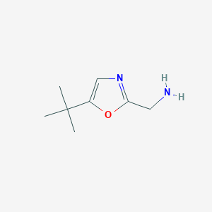(5-Tert-butyl-1,3-oxazol-2-yl)methanamine