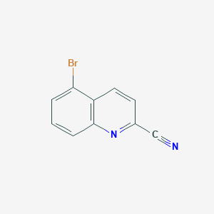 molecular formula C10H5BrN2 B1519127 5-Bromoquinoline-2-carbonitrile CAS No. 1092304-90-9