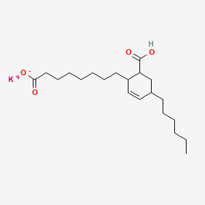 Potassium 6-carboxy-4-hexylcyclohex-2-ene-1-octanoate