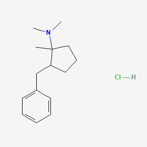 2-(Phenylmethyl)-N,N,1-trimethylcyclopentanamine hydrochloride