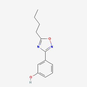 3-(5-Butyl-1,2,4-oxadiazol-3-yl)phenol
