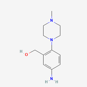(5-Amino-2-(4-methylpiperazin-1-yl)phenyl)methanol