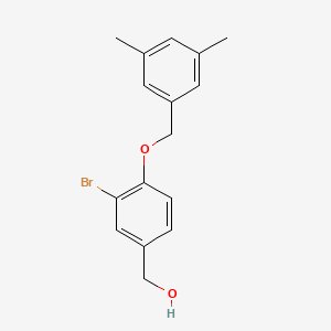 (3-Bromo-4-((3,5-dimethylbenzyl)oxy)phenyl)methanol