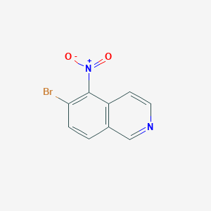 molecular formula C9H5BrN2O2 B1519139 6-Bromo-5-nitroisoquinoline CAS No. 850197-72-7