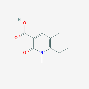 molecular formula C10H13NO3 B1519141 6-乙基-1,5-二甲基-2-氧代-1,2-二氢吡啶-3-羧酸 CAS No. 1123169-29-8