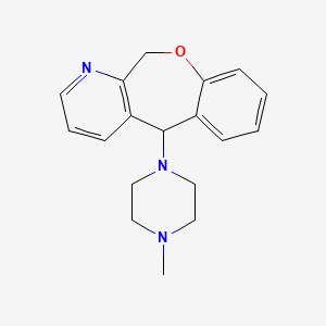 5,11-Dihydro-5-(4-methyl-1-piperazinyl)-(1)benzoxepino(3,4-b)pyridine