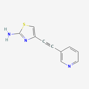 4-(3-Pyridylethynyl)-2-thiazolylamine