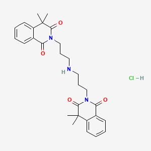 2,2'-(Iminobis(trimethylene))-di(4,4-dimethyl-1,3-(2H,4H)-isoqu inolinedione) hydrochloride