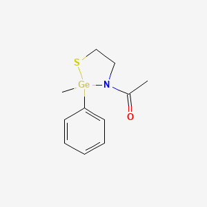 3-Acetyl-2-methyl-2-phenyl-1,3,2-thiazagermolidine