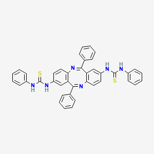 N,N''-(6,12-Diphenyldibenzo(b,f)(1,5)diazocin-2,8-diyl)bis(N'-phenylthiourea)