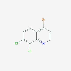 molecular formula C9H4BrCl2N B1519187 4-Bromo-7,8-dichloroquinoline CAS No. 1070879-40-1