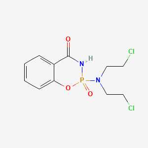 2-(Bis(2-chloroethyl)amino)-2,3-dihydro-1,3,2-benzoxazaphosphorin-4-one 2-oxide