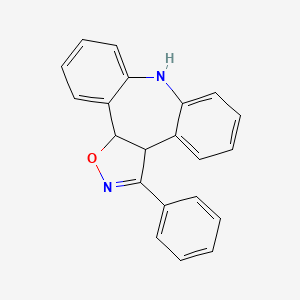 3a,12b-Dihydro-3-phenyl-8H-dibenz(b,f)isoxazolo(4,5-d)azepine