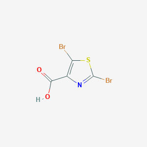 molecular formula C4HBr2NO2S B1519197 2,5-二溴噻唑-4-羧酸 CAS No. 943735-44-2