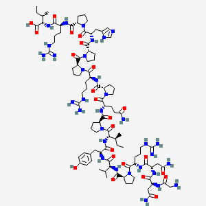 molecular formula C95H150N32O23 B15191970 Apidaecin Ia CAS No. 123081-48-1