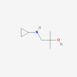 molecular formula C7H15NO B1519203 1-(Cyclopropylamino)-2-methylpropan-2-ol CAS No. 1181570-55-7